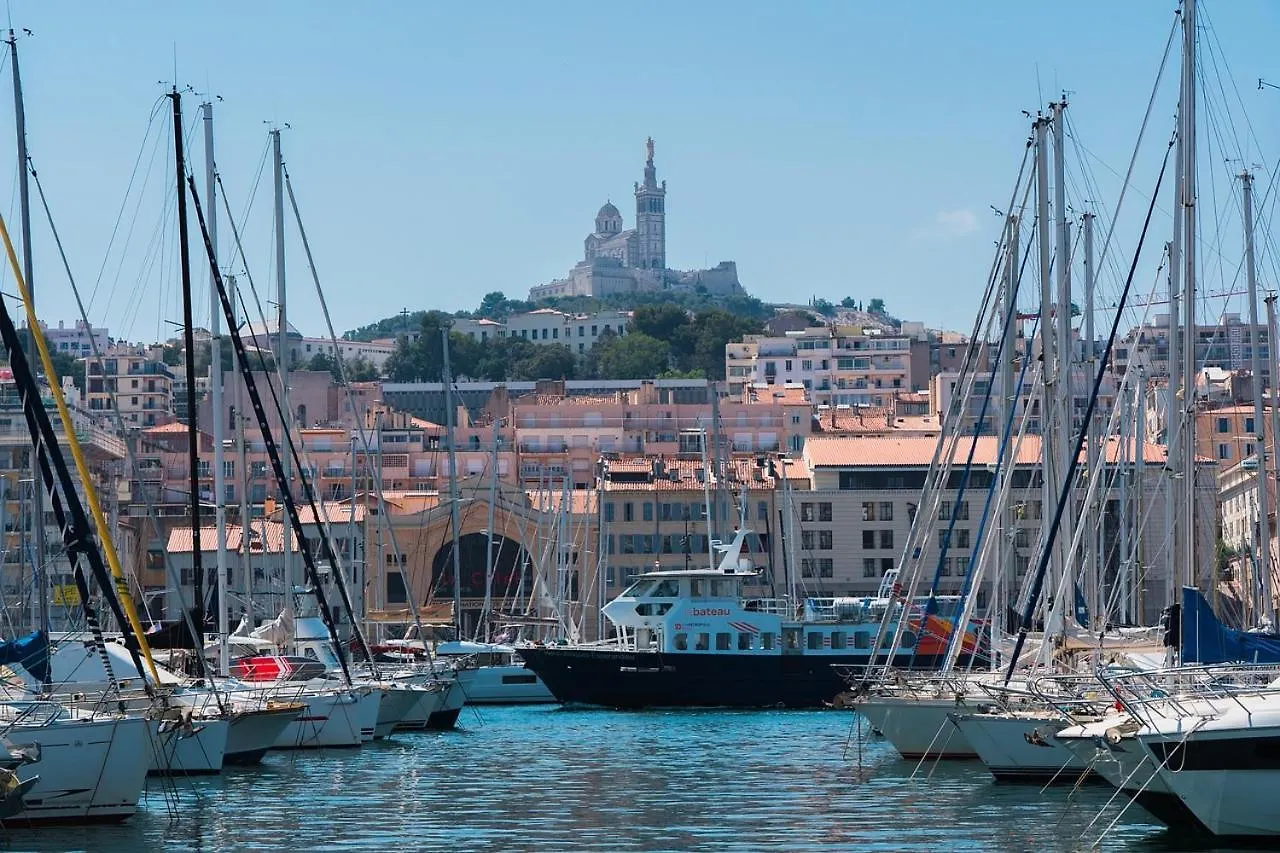 Building La Canebiere ,Vieux Port Marseilles Frankreich